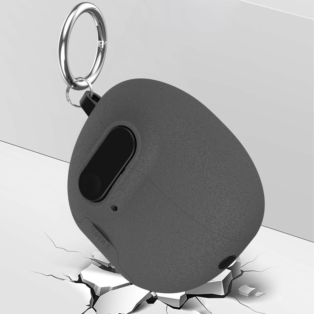 for huawei FreeBuds 6i case cover with safety lock&Phone Stand sandstone skins earphone cover for FreeBuds 6i earbuds case