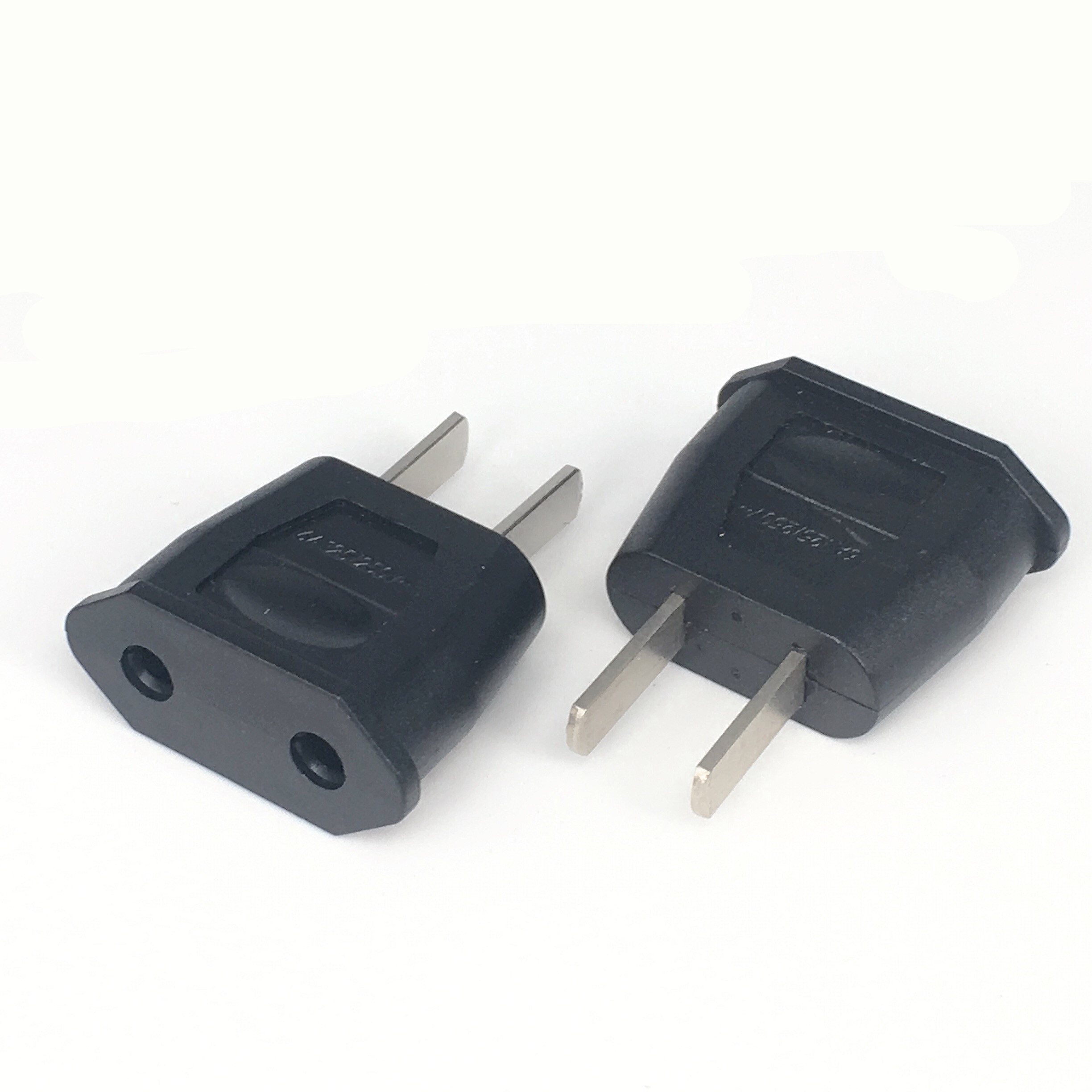 1 pc amerikansk amerikansk japansk reseadapter 250v 6a 2- stifts europeisk eu till usa-kontakt nätadapter omvandlare eluttag