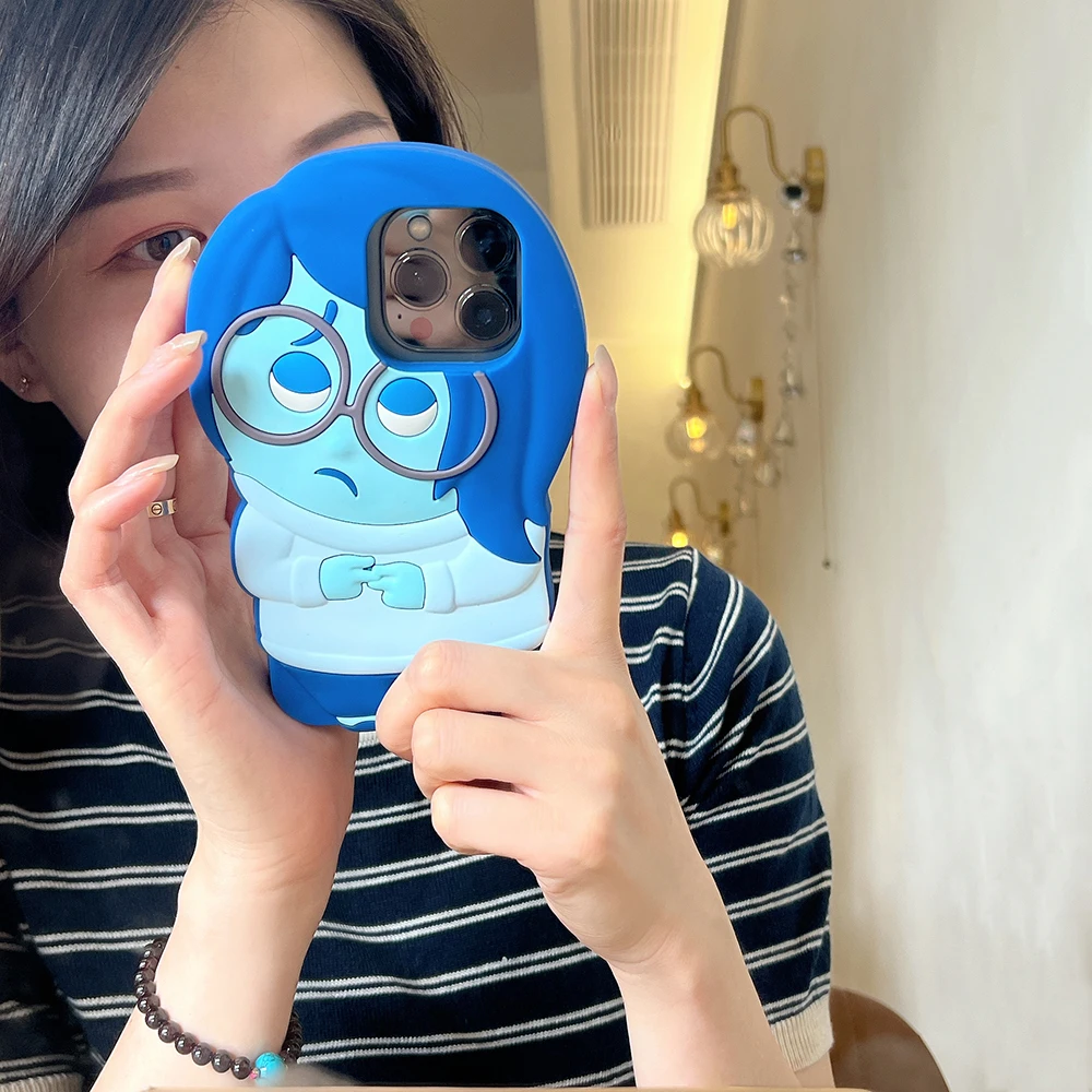Funda de teléfono Youyou con bonitos dibujos, adecuada para iPhone 16, 15, 14, 13, 12, 11 Pro Max Plus, 3D, silicona suave, anticaída