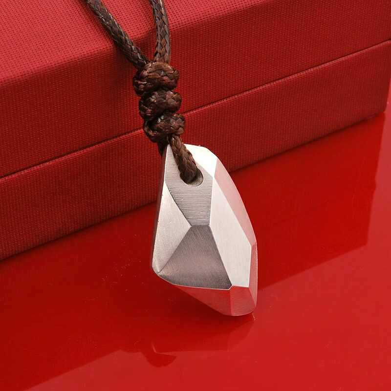 OL Geometric pendant 925 sterling silver necklace for Women Jewelry