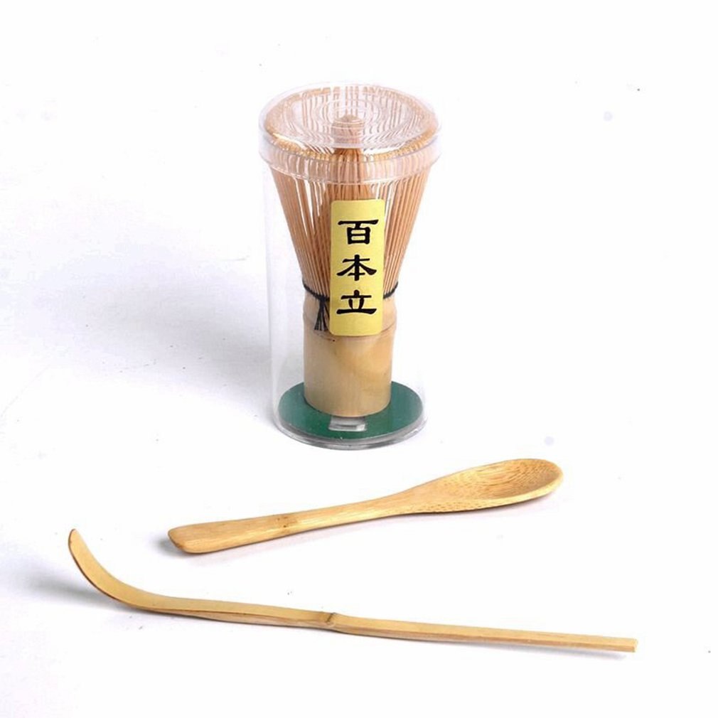 Japanese-style matcha tool set 100 stand-up tea stand 80 stand-up matcha brush Bamboo Tea ceremony accessories: B