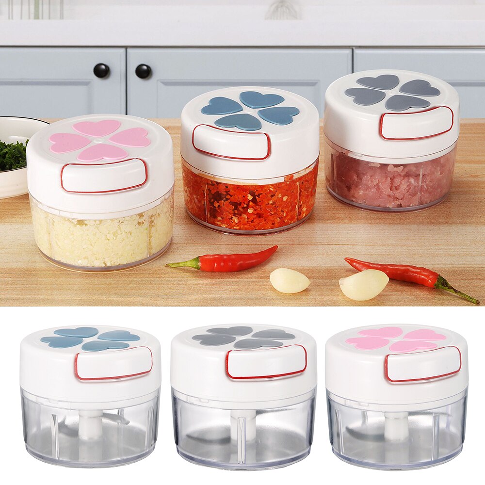 170ml mini kraftfull manuell köttkvarn handkraft hackare köttkvarn mixer mixer för att hugga kött frukt grönsaksnötter