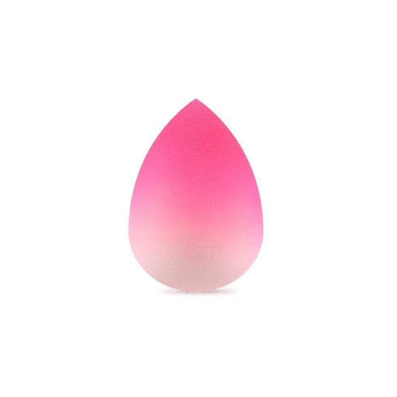 1pc Gradient Peach Makeup Sponge Foundation Cosmetic Puff Powder Smooth Beauty Marbling Blender Water Shape Tool: Gradient Pink