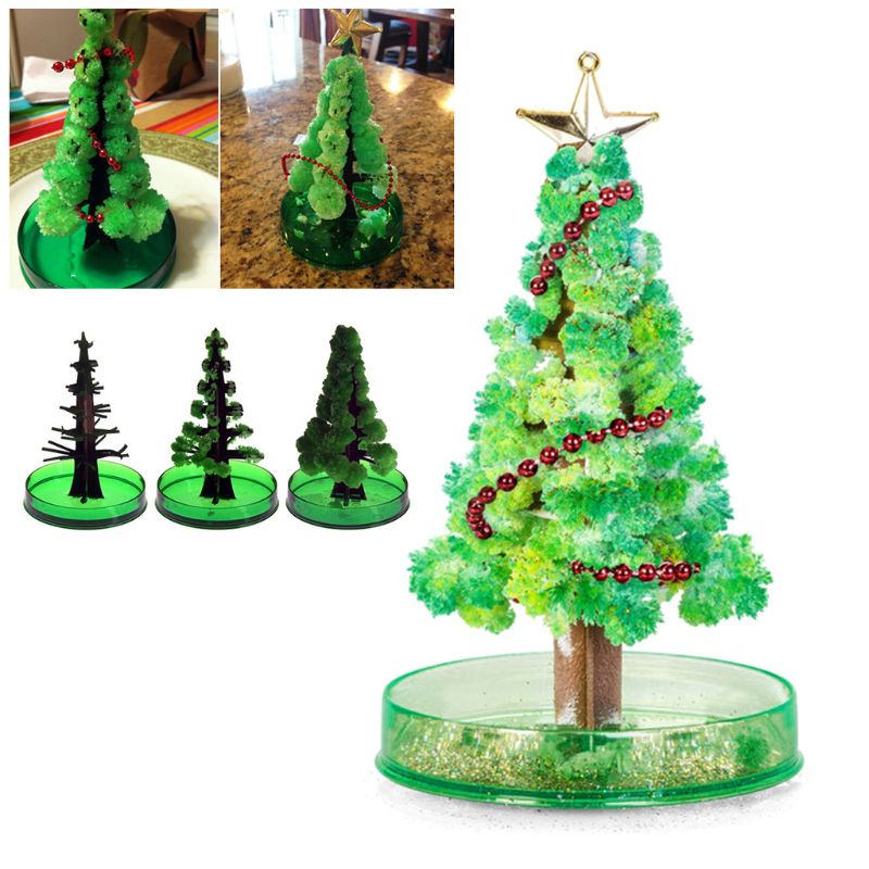 Magisk voksende juletræ diy magisk voksende træ dit eget sjove juletøj