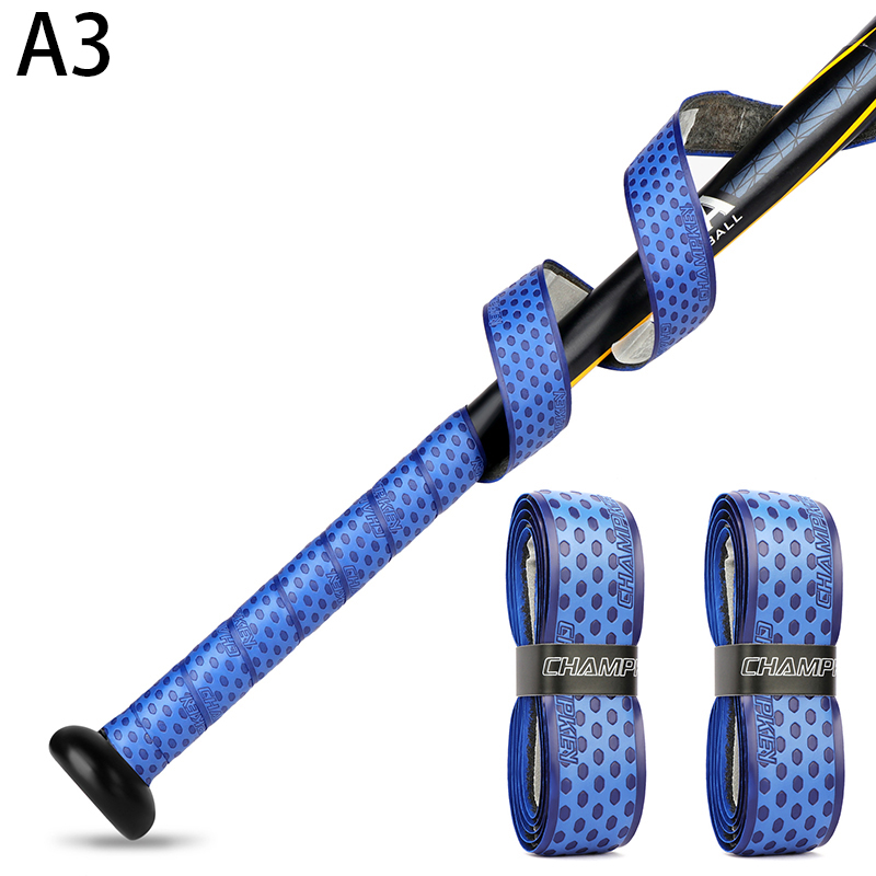Pu baseballbat tape, 1.75mm stk. stødabsorberende, flerfarvet, skridsikkert sportstilbehør, bockey, cricket, softballbat, greb: Hvid