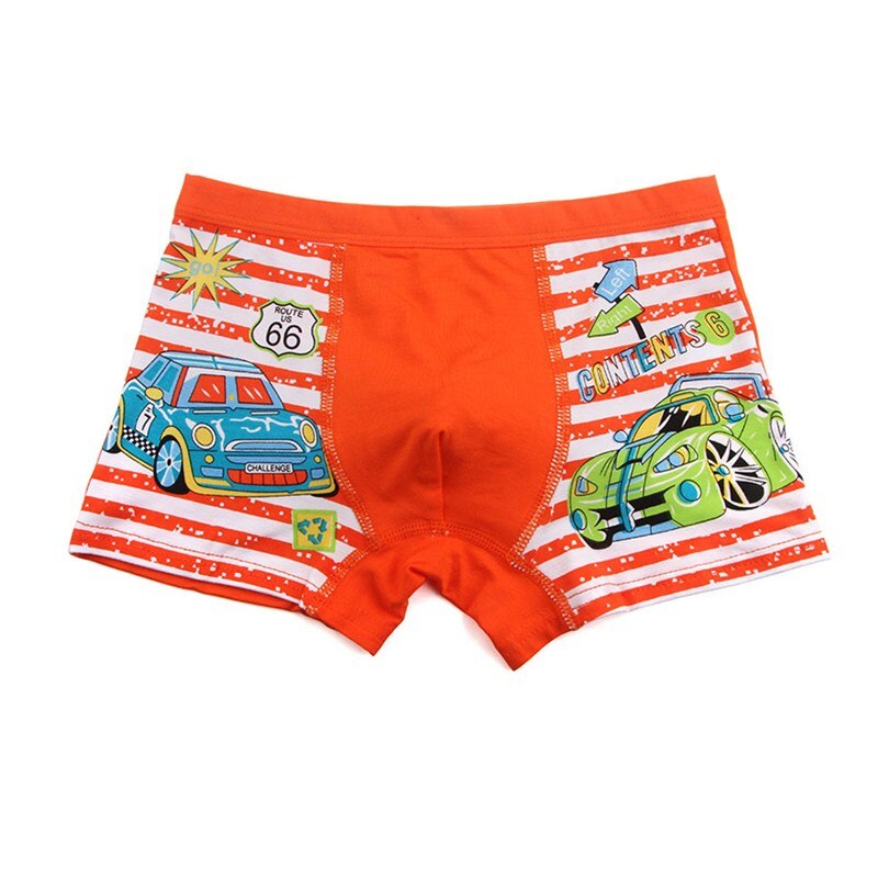 Boxers 5-Pack Garçons 2-12 Ans - Coton Confortable Motifs Mignons Dessin Animé