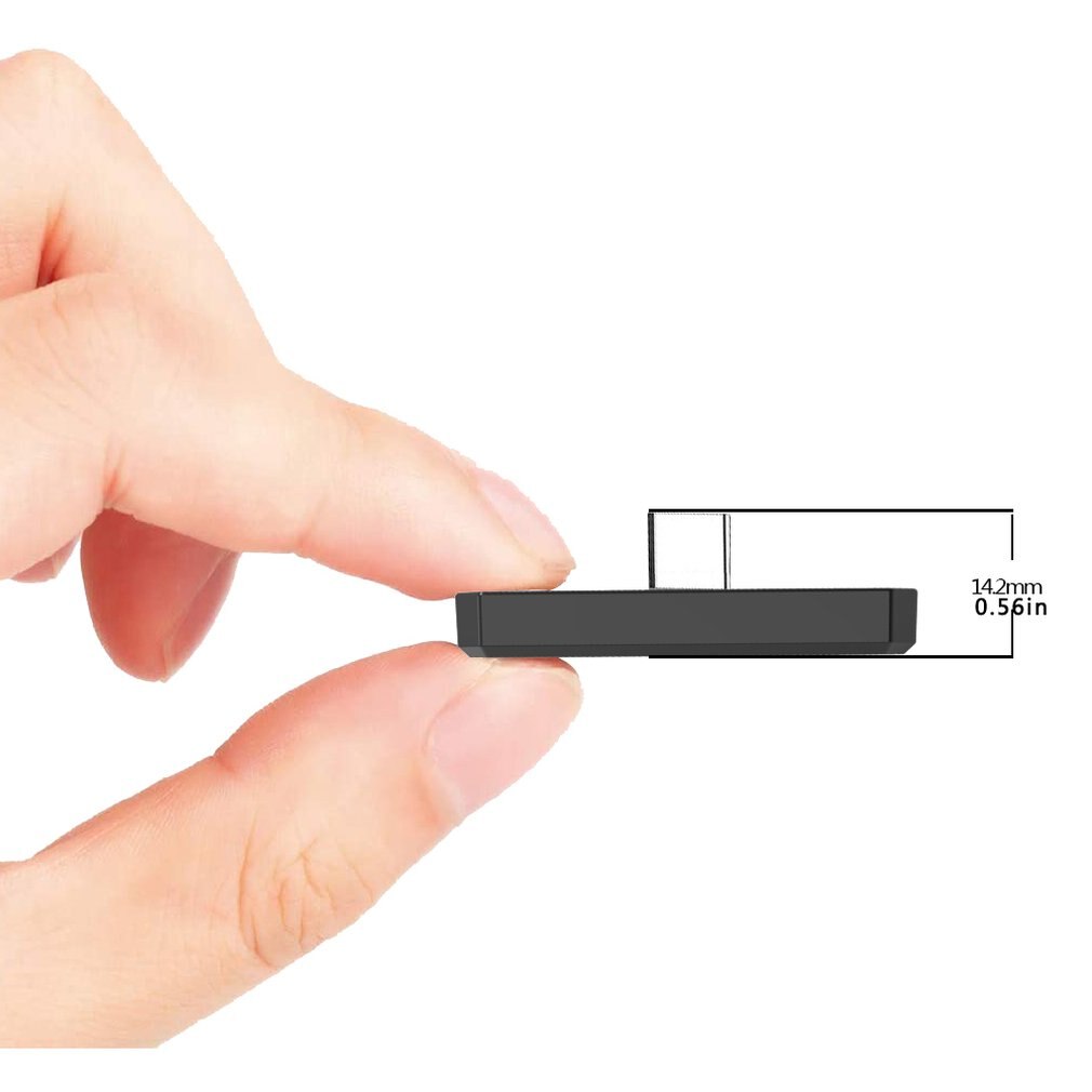 B35 TYPE-C wireless transmitter Mini USB Audio Transmitter Adapter TV Audio Transmitter BT transmitter black