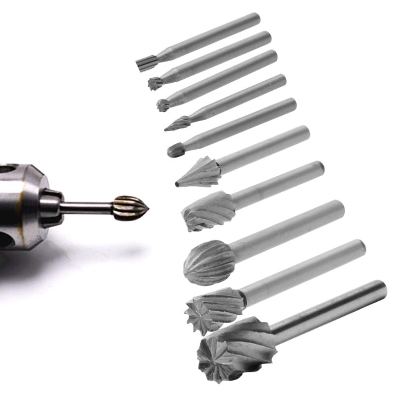 10 sztuk pilnikarka szlifowanie elektryczne polerowanie głowy frez grawerski narzędzie robić drewna