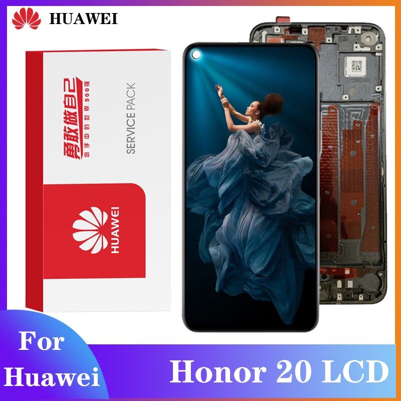 Original Screen for Huawei Honor 20 LCD Display Digitizer Assembly Touch Display Apply to honor 20 YAL-L2 YAL-AL00 Display