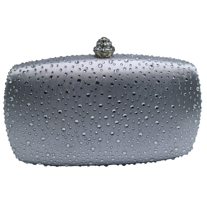 Vrouwen Royal Blue Harde Box Clutch Avondtassen Met Sparkle Crystal Diamonds Voor Dames Harde Koppelingen Doos Crystal Avond tas