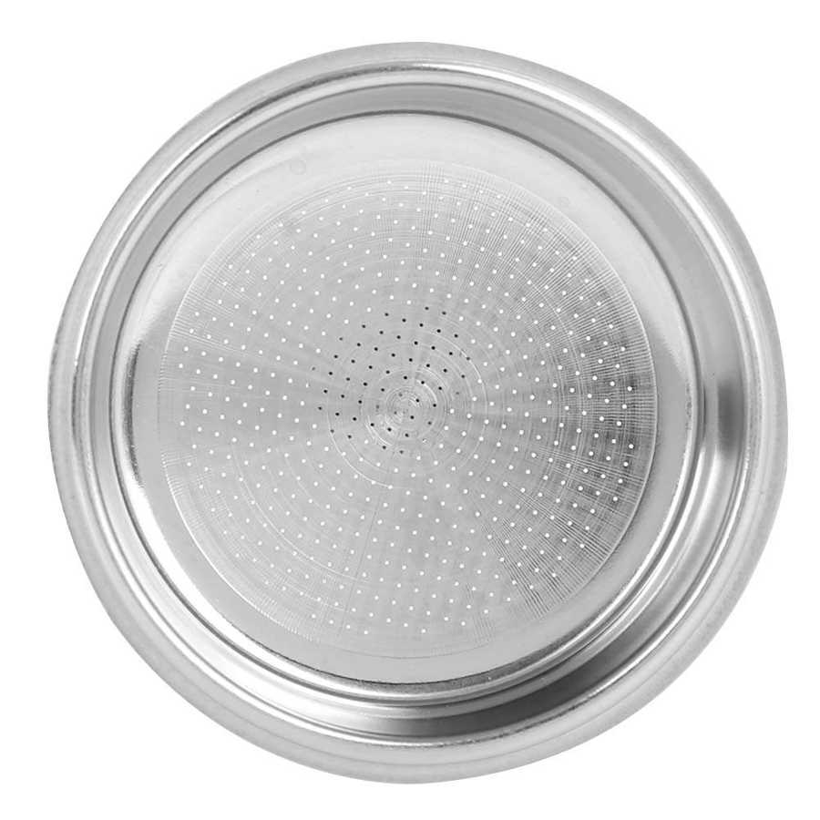 Filtre à café réutilisable en acier inoxydable, monocouche, 51mm, Machine à café, passoire, bol, adapté aux fournitures de café en argent