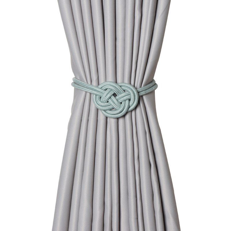 Zollor-hebilla magnética para cortina, Clip magnético para barra de cortina, cinturones colgantes, accesorios de cuerda, 1 ud.: Azul