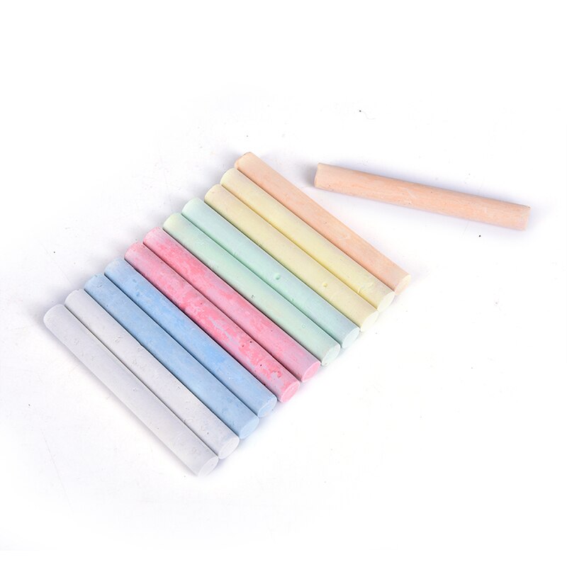 12 Uds. De bolígrafos de tiza sin polvo, tizas de dibujo para pizarra, 6 colores, papelería de oficina, suministros escolares, accesorios ZMONH