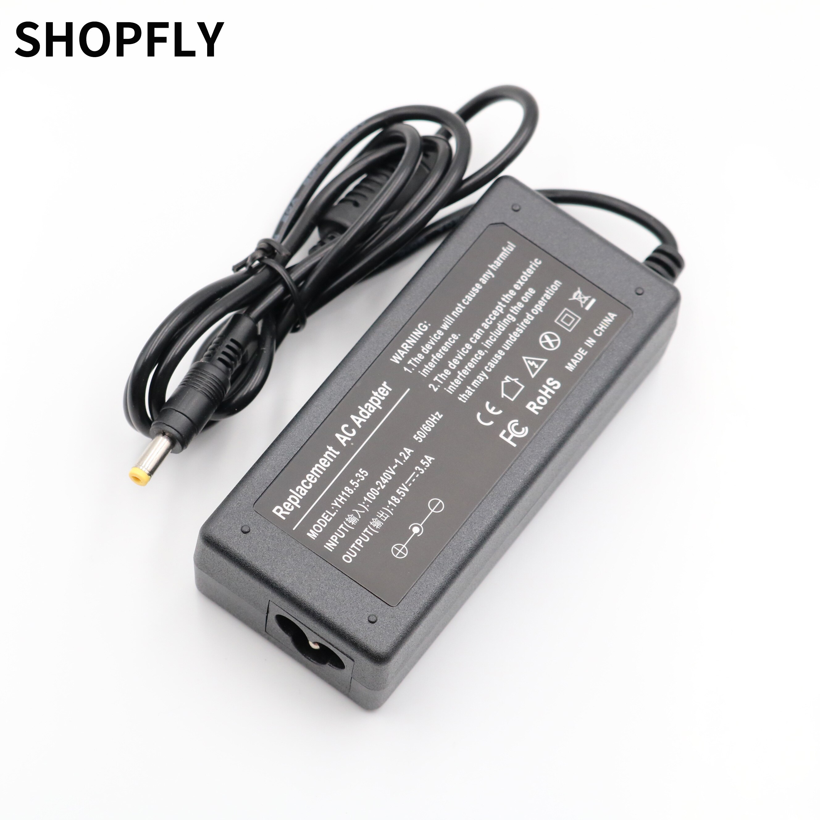 18.5V 3.5A Laptop Charger AC Adapter For HP N193 N18197 N18152 DC359A PPP009L-E 4.8mm*1.7mm Yellow Tip Power Supply Cord