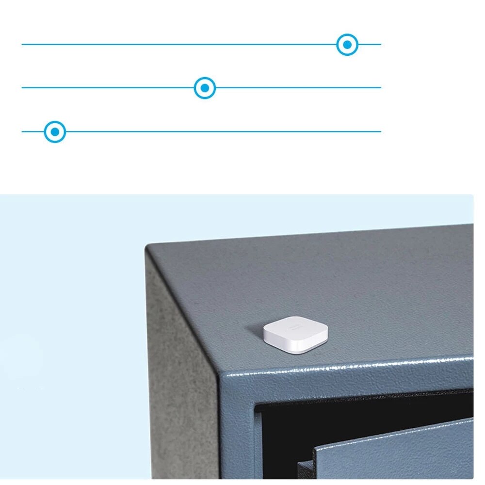 Xiaomi Aqara Clever Vibration Sensor Zigbee Bewegung Schock Sensor Erkennung Alarm Monitor Gebaut-in Kreisel Für Heimat Sicherheit Mi hause