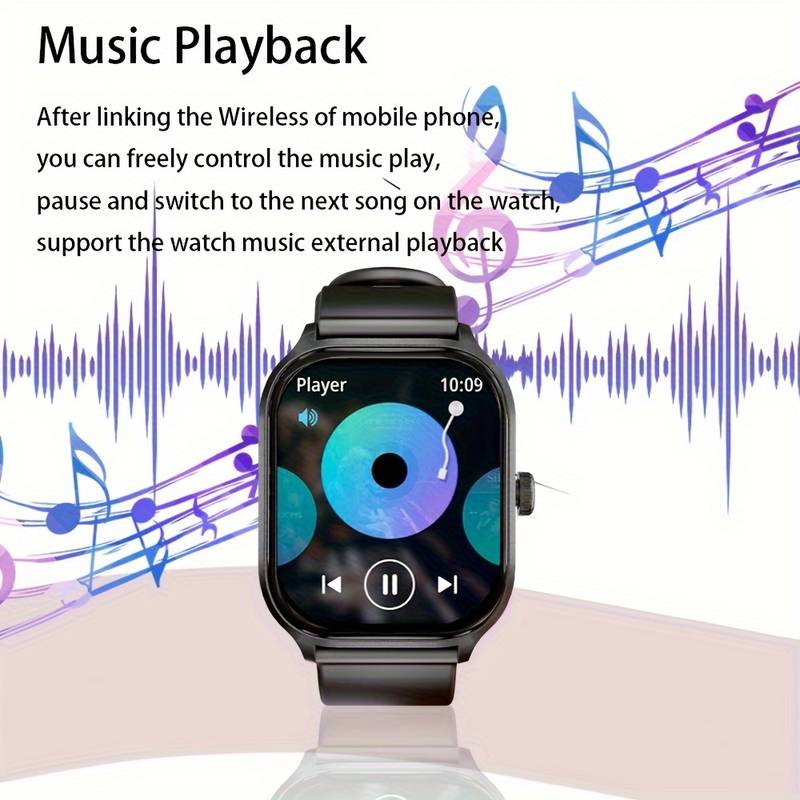 Smart Watch para homens e mulheres, mostrador personalizado, relógios de aço, rastreador de fitness esportivo, frequência cardíaca, smartwatch para Android e iOS, novo
