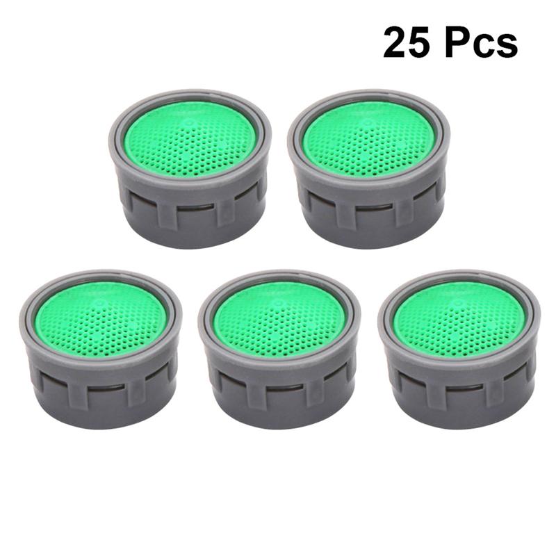 25 stk vandhane filtre bobler indre kerne abs gevind vandhane luftfilter filter til badeværelse køkken