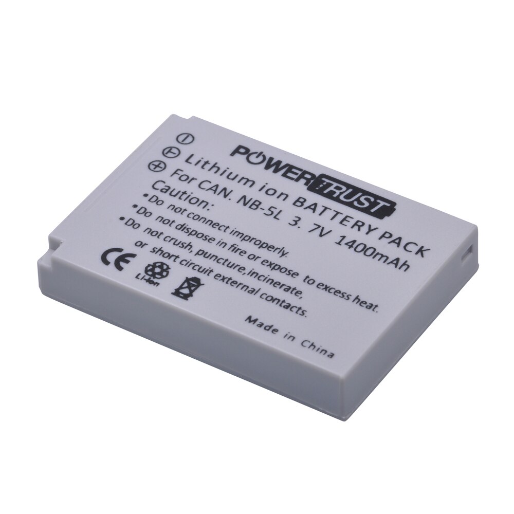 1Pcs NB-5L NB 5L NB5L Camera Battery + LCD USB Charger For Canon S110 SX200 SX210 SX220 SX230 IS HS IXUS 850 870 800 860 990