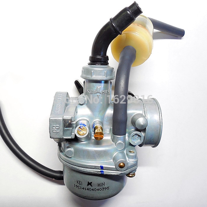 Carburador Keihin de 19 mm para motocicleta PZ19 para 50 ~ 70 ~ 90 CC ATV buggy kart o motor horizontal (mecanizado CNC, buena )