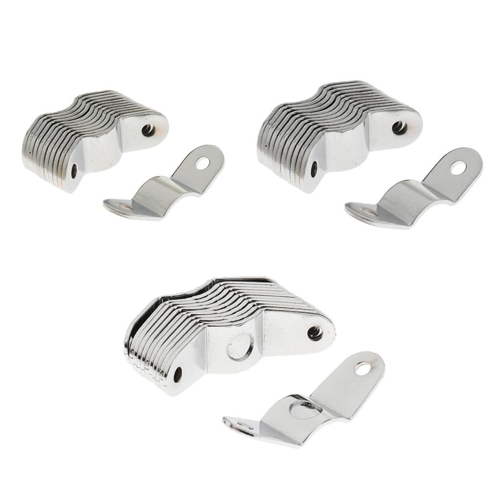 12 Pcs Bass Drum Attach for Dia. 16/22/25mm Stand Holder Tube