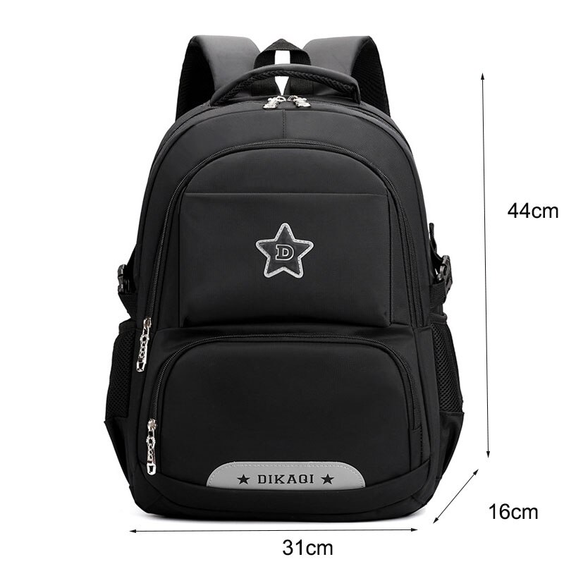 Men Backpack Bag College Student Computer Bag Female Travel Boys Work Waterproof School University Backpack Teenage: black1072