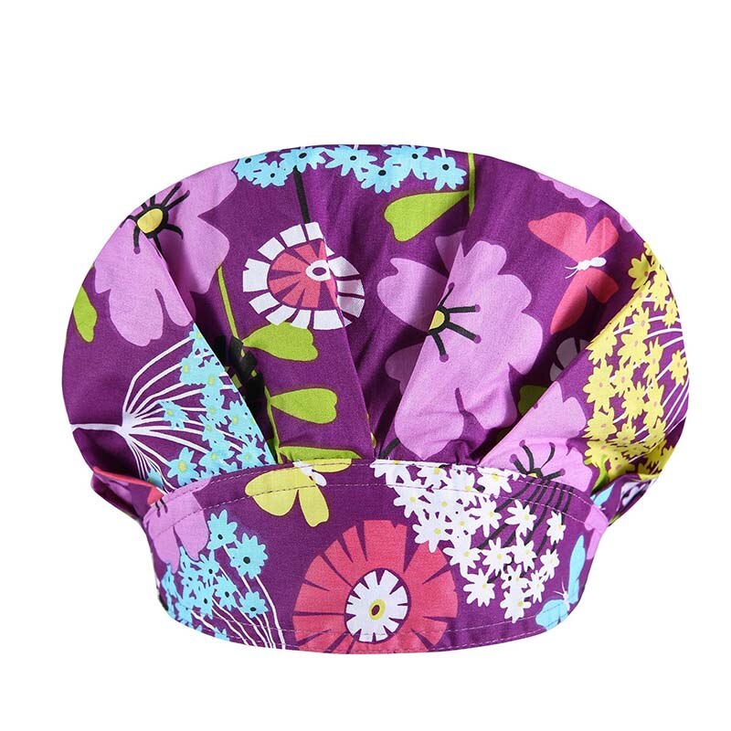 Restaurant Chef Work Hat Elastic Hat with Sweat Towel Cooking Cap Kitchen Hotel Work Hat Adjustable Animal Printing Catering Cap: 3