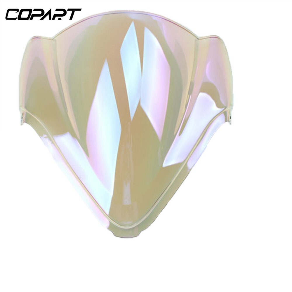 Windscreen Wind Deflector Motorcycle Windshield Double Bubble For Suzuki Hayabusa GSX 1300R GSX-R 1300 GSXR1300 -: Iridium white