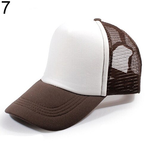 Unisex Trucker Cap Baseball Mesh Adjustable Hats