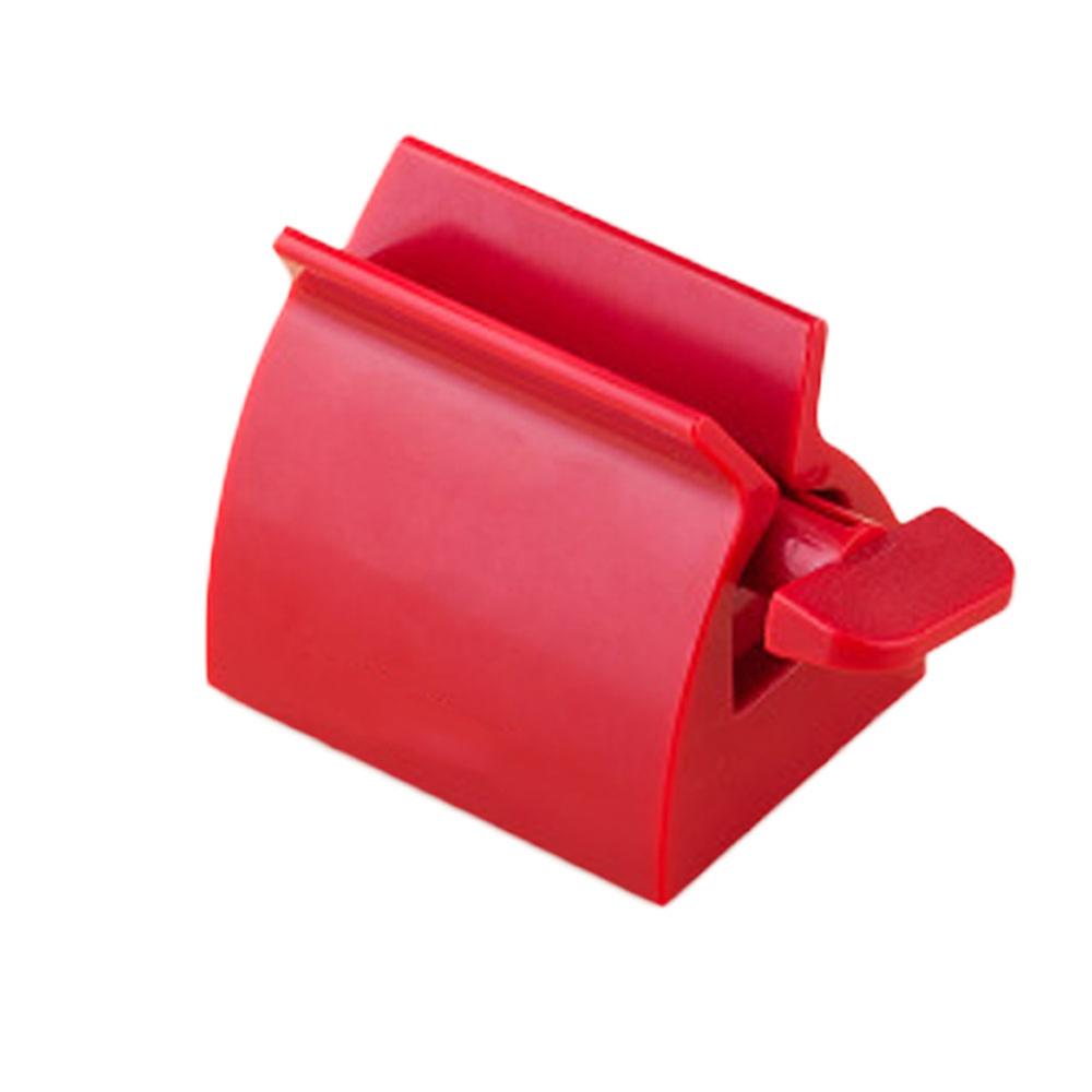 Manual Lazy Tube Squeezer Facial Cleanser Squeezer Clip Bathroom Accessories Toothpaste Dispenser Multifunctional Dispenser: Red