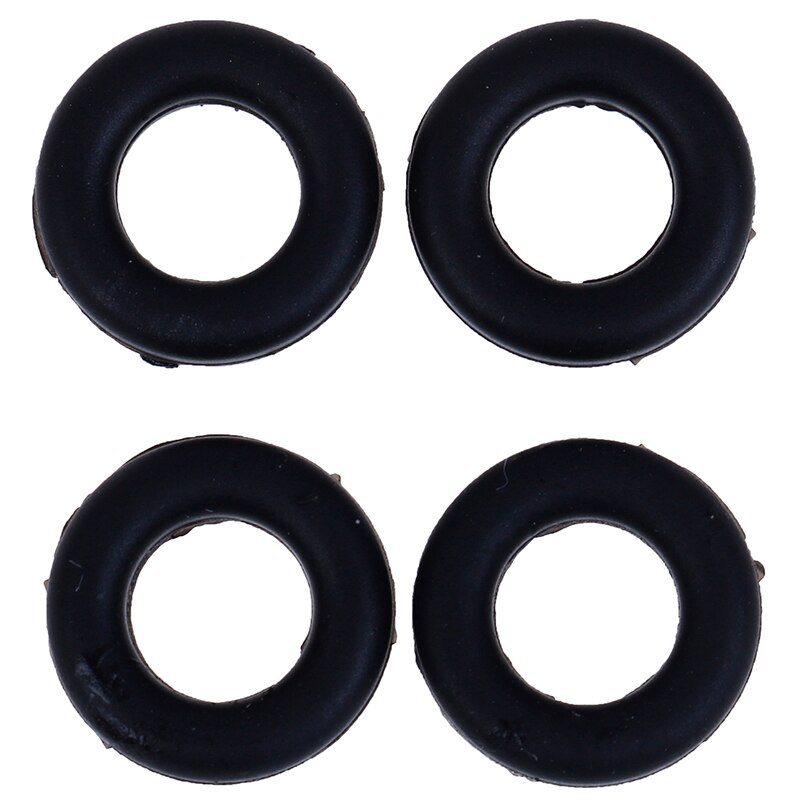 4pcs=2Pair Glasses Ear Hooks Round Anti Slip Silicone Grips Eyeglasses Sports Temple Tips 4pcs: Black