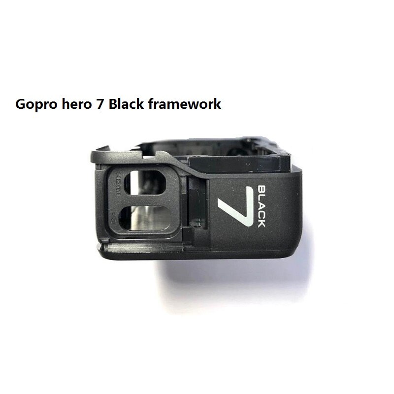 Cubierta de batería para GoPro Hero 4, 5, 6, 7, 8, 9, marco negro, accesorios originales, Marco, Panel de placa frontal/funda/caja de protección: Gopro 7 framework