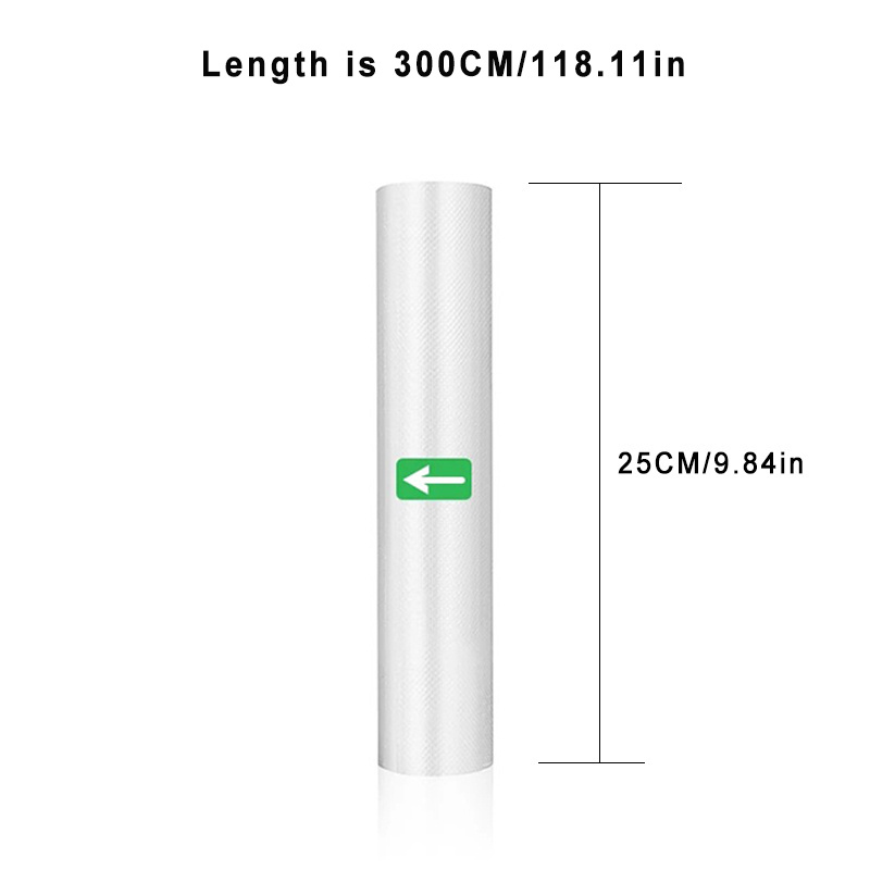Vacuüm Voedselbesparende Sealer Zakjes 12/15/20/25/28/Cm Sous Vide Opslag Verpakking Zak Voor Vlees Fruit Groenten Noten: Black