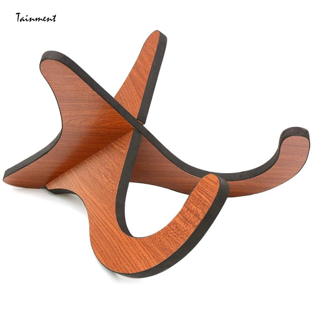 Wooden Guitar Stand Portable Natural Wood Folding Ukulele Stand Mini Musical instrument Stand for Guitar, Ukulele,Violins