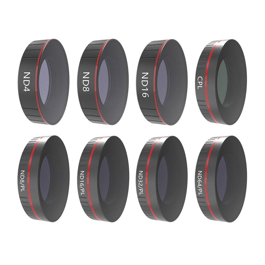 TENENELE Filtro di Vetro Ottico Per DJI Osmo Action UV CPL ND/4/8/16/32/ 1000 Filtri Per Osmo Obiettivo di Macchina Fotografica di Azione di Sport Accessori