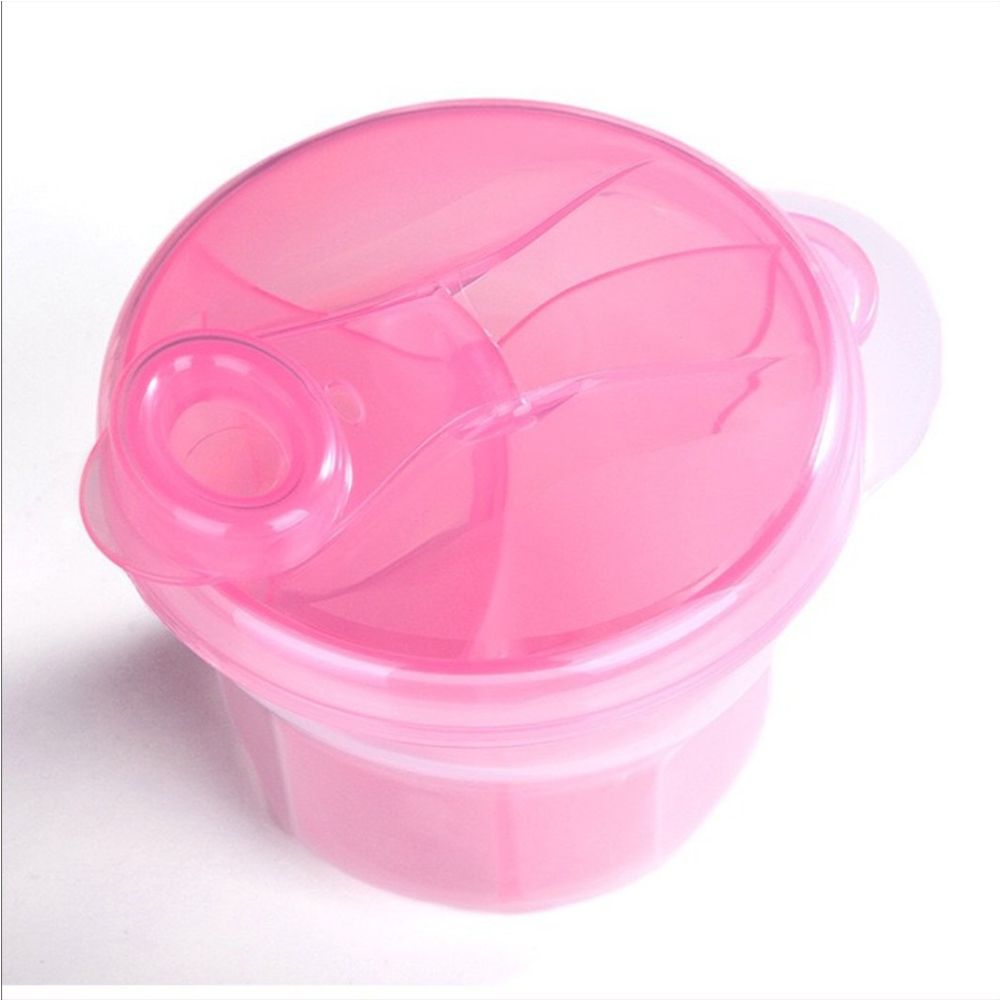 3 Rooster Draagbare Melkpoeder Draaibaar Dispenser Babyvoeding Container Opbergdoos Voor Kinderopvang Peuter Reizen Fles