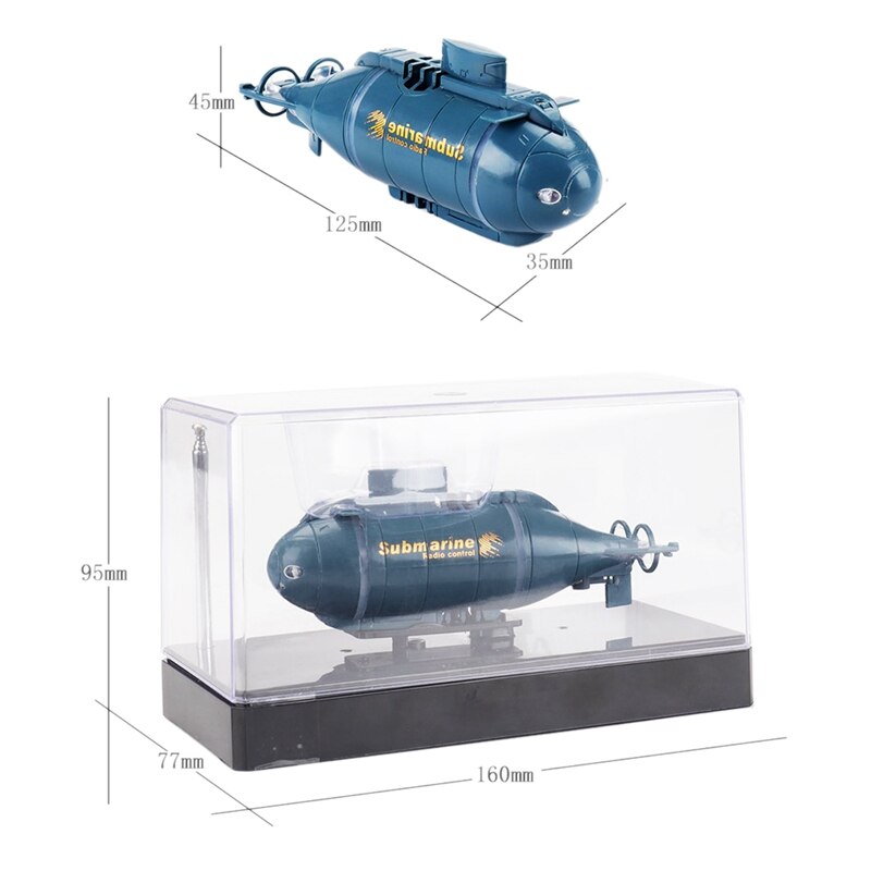 Mini Remote Control Submarine Wireless Remote Control Submarine Remote Control Boat Toy Remote Control Unmanned Lifeboat Simulat