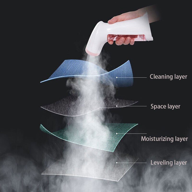 80ml Small Capacity Handheld Steamer Small Travel Essential Steam Iron 15 Seconds Speed Heat 1000W Powerful Clothing Steamer