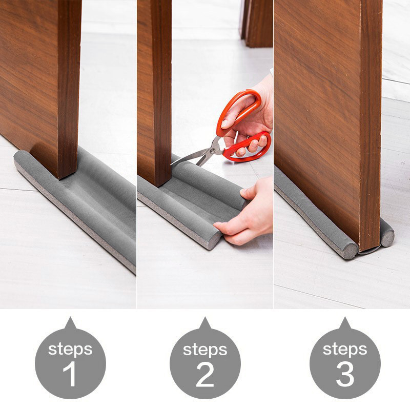 Door Bottom Sealing Strips - Sound Insulating, Adhesive Gap Fillers for Doors & Windows, Wind-Proof & Warmth-Preserving Stickers
