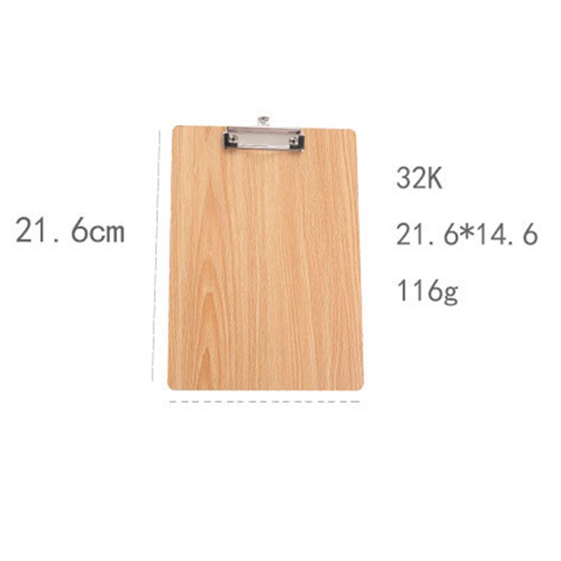 1pcs Simple Practical Office Filing Products Wooden A4 A5 File Folders Business School Stationery Supplies: 32K