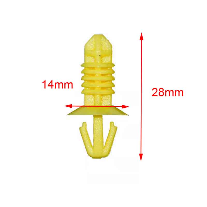 Front Dash Insulator Fastener Copilot Fuse Box Cover Plate Pin Clips For Ford Fiesta Kuga Focus MK2 MK3 Mondeo MK4 C-MAX S-MAX: Gold