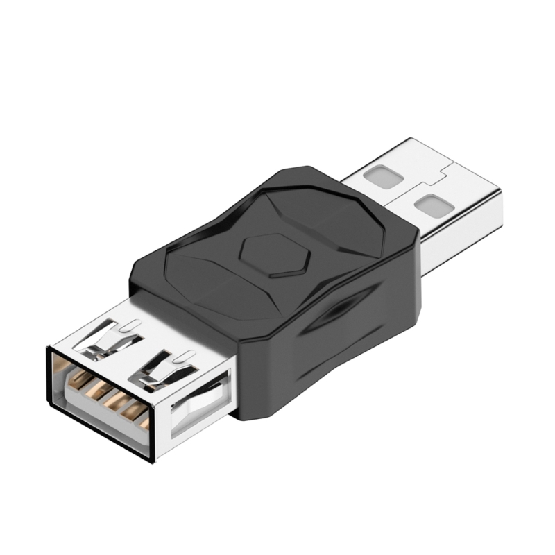 USB naar Micro USB Mini USB Adapter Converter USB Man Vrouw Converter 480Mbps QX2A: Black