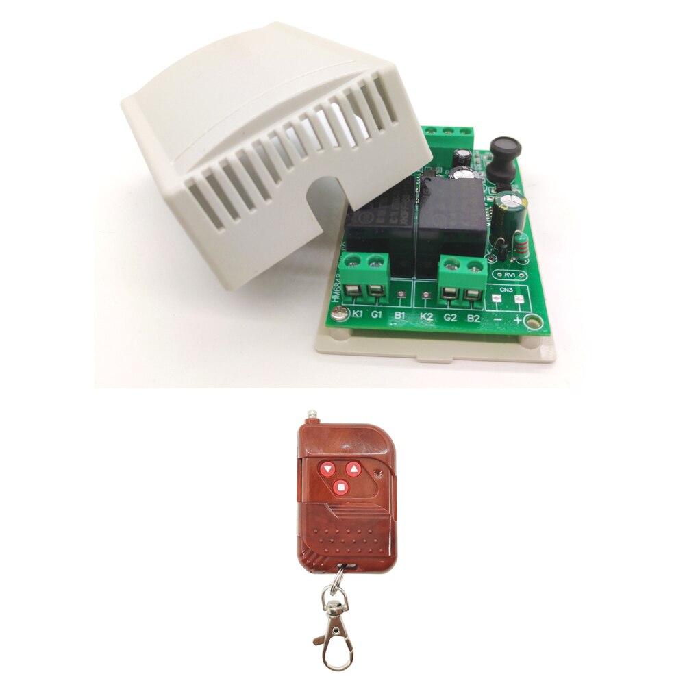 Universal Motor Wireless Remote Control Switch Motor Controller Forward And Reverse DC 12V-48V For Motor/Linear Actuator: Package A