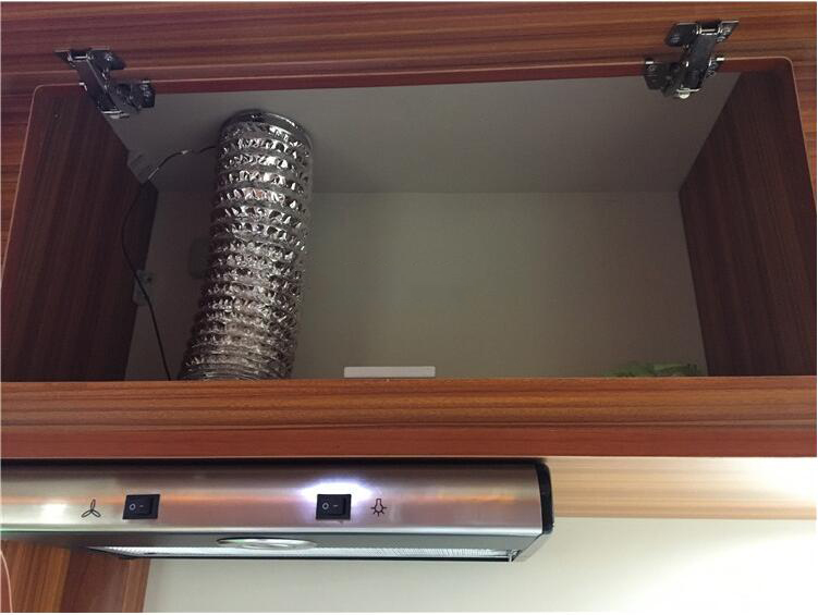 1pair Overhead Swing Up Locker Cupboard Door Stay Hinges For Caravan Motorhome Compartment No Slot Bridge Spring Hinge