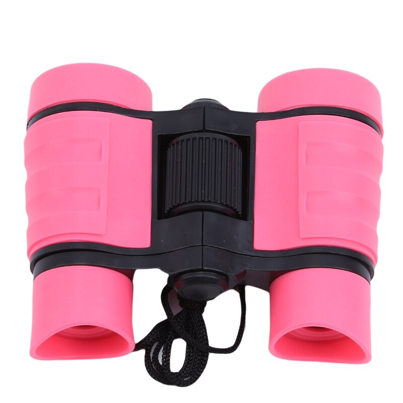 Powiększenie 4x lornetka dla dzieci lornetka dla dzieci zabawka niebieski film dla małych rąk obserwacja ptaków podróżowanie piesze wycieczki