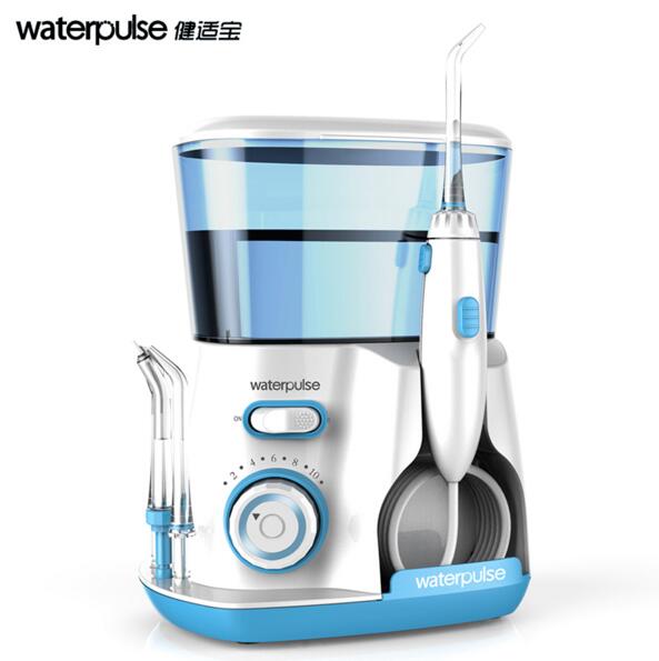 Waterpulse Dental Water Flosser Monddouche Waterpick Dental Floss Water Irrigatie Jet Tandheelkundige Tand Floss: green