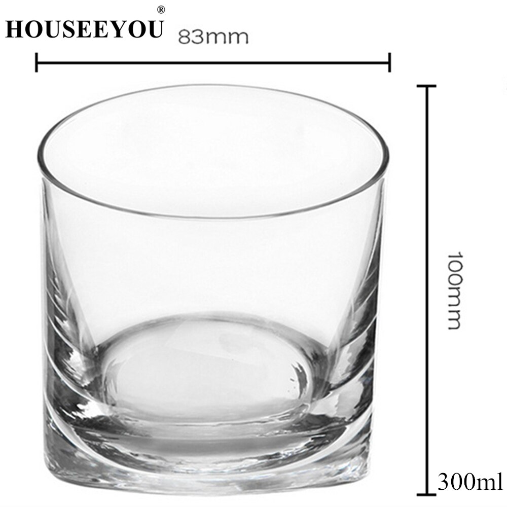 Houseeyou shake whisky gungglas tumbler glas vin öl mugg ölglas cocktailbar 10 oz brandy snifters verre