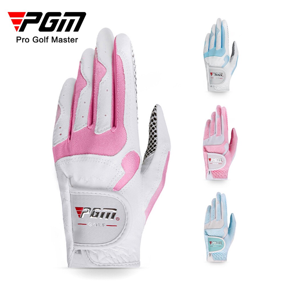 Pgm Vrouwen Golf Handschoenen Links En Rechts Hand Sport Golf Handschoenen Ademend Palm Bescherming Brand
