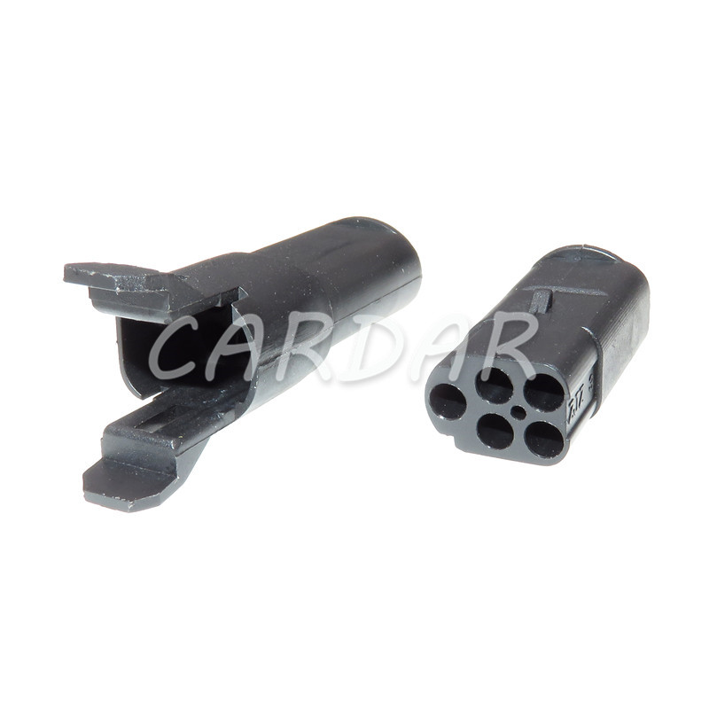 1 Set 5 Pin Auto Electric Connector Plug Wiring Harness Cable Waterproof Sockets