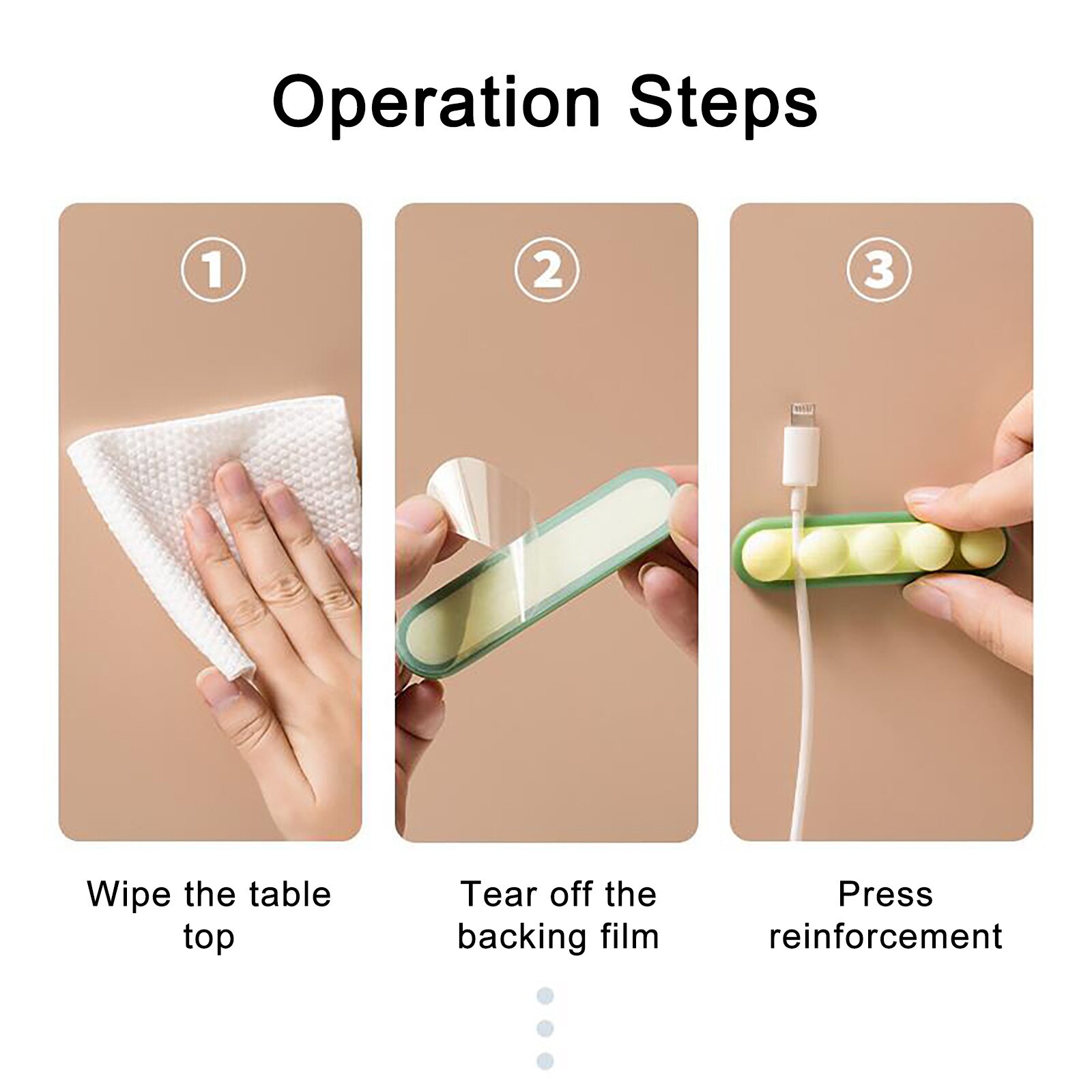 Silicone Wire Organizer Cable Wire Organizer Clip Tidy Earphone Phone Usb Charger Cord Holder For Desktop Cable Fixed Clamp#p40