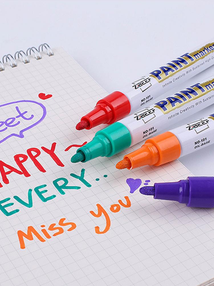 Makers Quick-Drying Permanent Makers Marker Pen Mark Oily Optical Disc Glass Ceramic Plastic Marker Logstics Marker Pen